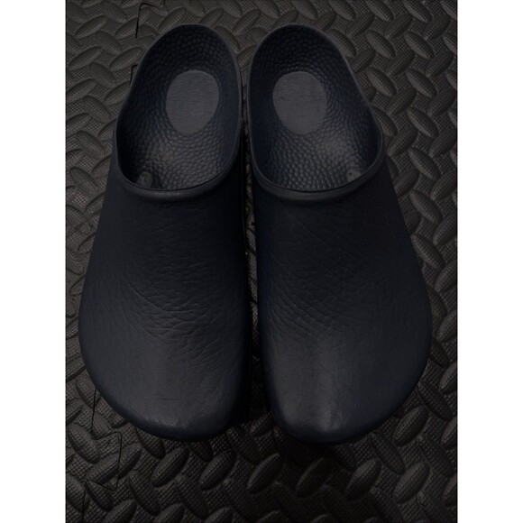 Rare Birkenstock Classic Birkinstock Polyurethane Clog  Sz 5.5 Navy Blue Mule - Picture 3 of 5